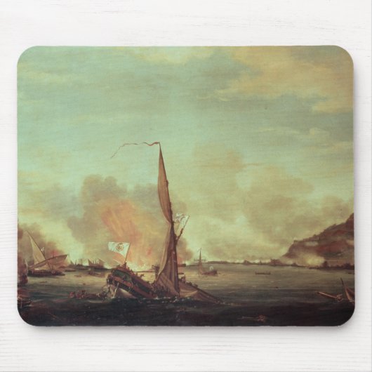 Vernietiging van drijvende batterijen bij muismat (Voorkant)