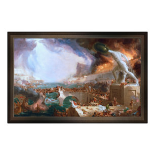 Vernietiging van het Rijk Foto Afdruk