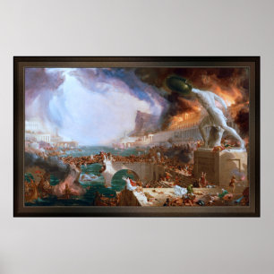 Vernietiging van het Rijk Poster