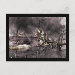 Vernietiging van het schip briefkaart