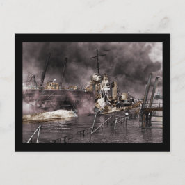 Vernietiging van het schip briefkaart