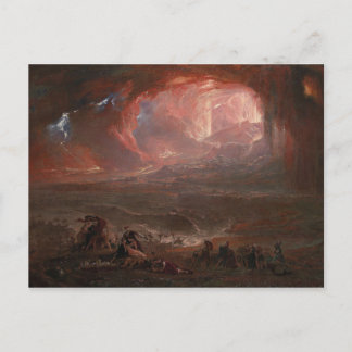 Vernietiging van Pompeii en Herculaneum Briefkaart