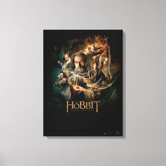 VERNIETIGING VAN SMAUG™-tekens 2 Canvas Afdruk (Voorkant)