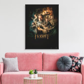 VERNIETIGING VAN SMAUG™-tekens 2 Canvas Afdruk (Insitu (Woonkamer))