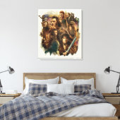 VERNIETIGING VAN SMAUG™-tekens Canvas Afdruk (Insitu (Slaapkamer))