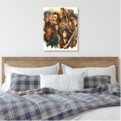 VERNIETIGING VAN SMAUG™-tekens Canvas Afdruk (Insitu (Slaapkamer))