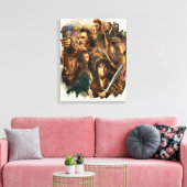 VERNIETIGING VAN SMAUG™-tekens Canvas Afdruk (Insitu (Woonkamer))