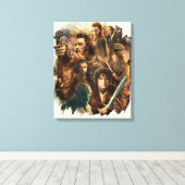 VERNIETIGING VAN SMAUG™-tekens Canvas Afdruk (Insitu (Houten vloer))