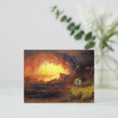 Vernietiging van Sodom en Gommorah Briefkaart (Staand voorkant)