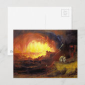 Vernietiging van Sodom en Gommorah Briefkaart (Voorkant / Achterkant)