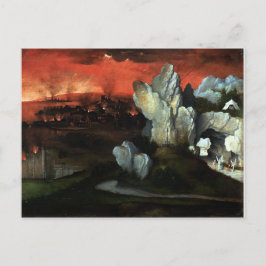 Vernietiging van Sodom en Gomorra - Joachim Patine Briefkaart