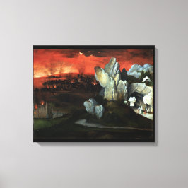 Vernietiging van Sodom en Gomorra - Joachim Patine Canvas Afdruk