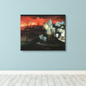 Vernietiging van Sodom en Gomorra - Joachim Patine Canvas Afdruk (Insitu (Houten vloer))