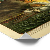 Vernietiging van USS Maine Poster (Hoek)