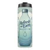 Vernieuw de aarde AI-kunst Thermosbeker (Voorkant)