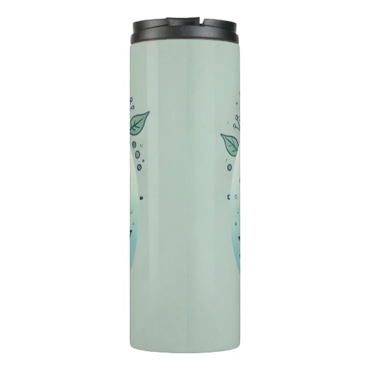 Vernieuw de aarde AI-kunst Thermosbeker (Achterkant)