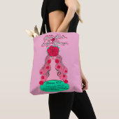 Vernieuw Je Geest - Blushing Rose Tote Bag (Dichtbij)