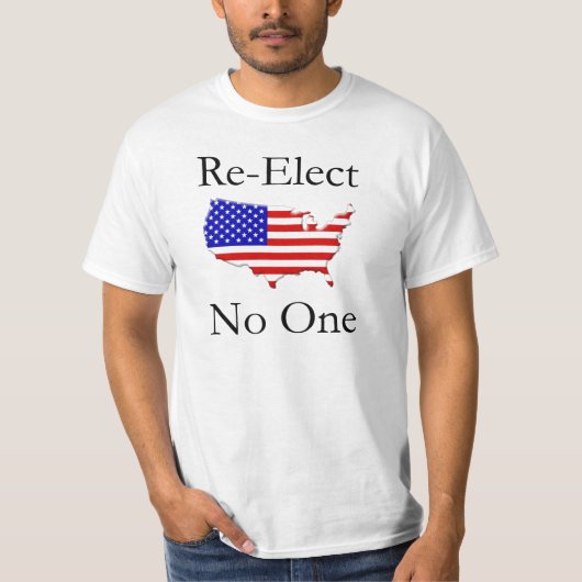 Vernieuw niemand!!!! t-shirt (Voorkant)