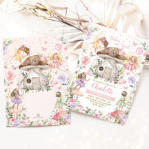 Vernieuwde bosgrond van Floral Garden Girl Birthda