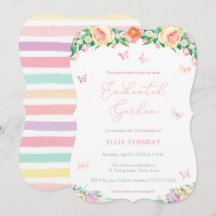 Vernieuwde Garden Butterfly Girl Birthday Party