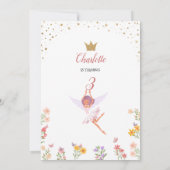 Vernieuwde magische tuinvezel Birthday Kaart (Achterkant)