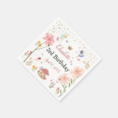 Vernieuwde magische tuinvezel Birthday Servet (Hoek)