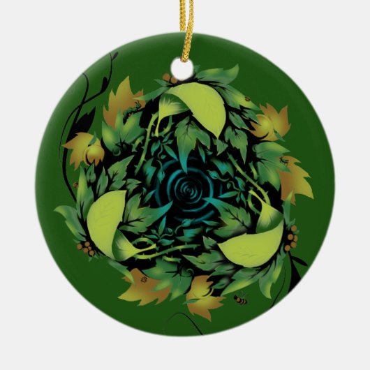 Vernieuwde ounty keramisch ornament (Voorkant)