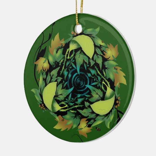 Vernieuwde ounty keramisch ornament (Links)