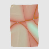 Vernieuwde perzikconvex-stuksnijdsels golfhanddoek (Voorkant)