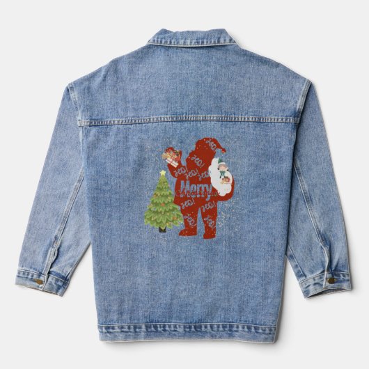 Vernieuwde Santa Denim Jassen Denim Jacket (Achterkant)