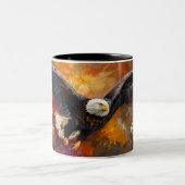 Vernieuwde sterkte: Jesaja 40:31 gepersonaliseerde Tweekleurige Koffiemok (Center)