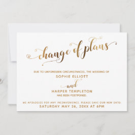 Vernieuwde wedloop Verandering van plannen Goud en Kaart