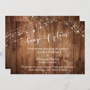 Vernieuwde wedloop Verandering van plannen Hout & Kaart