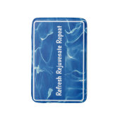 Vernieuwen, verjongen, herhalen - Ocean Oasis Badmat (Voorkant Verticaal)