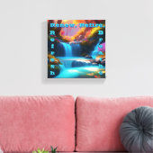 Vernieuwen Vernieuwen Vernieuwen Ademen Canvas Afdruk (Insitu (Woonkamer))