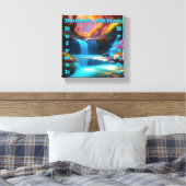 Vernieuwen Vernieuwen Vernieuwen Ademen Canvas Afdruk (Insitu (Slaapkamer))