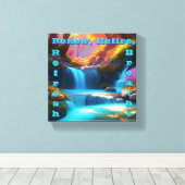 Vernieuwen Vernieuwen Vernieuwen Ademen Canvas Afdruk (Insitu (Houten vloer))