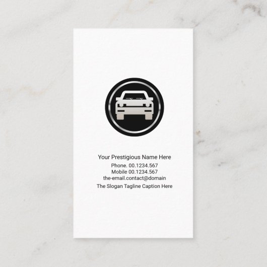 Vernieuwend Creative Blue Water Druppels Auto Wash Visitekaartje (Achterkant)