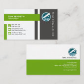 Vernieuwend Rectangle Creative Media Icon CEO Visitekaartje (Voorkant / Achterkant)