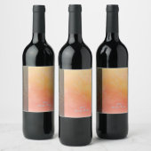 Vernieuwende Verticale Abstracte Wijnfles Etikette Wijn Etiket (Flessen)
