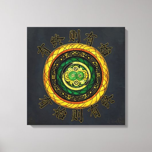 Vernieuwing: {20} Waar er einde is, is er begin Canvas Afdruk (Voorkant)