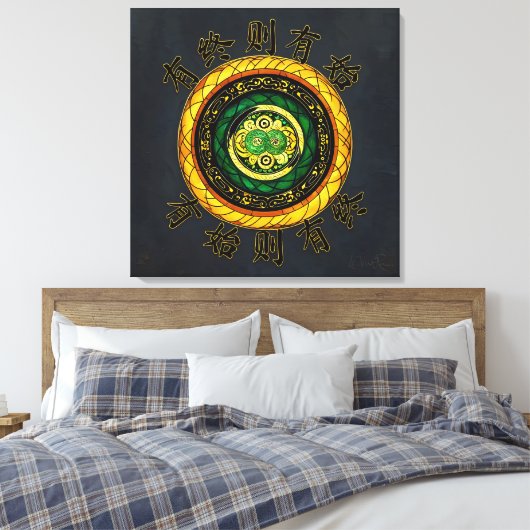 Vernieuwing: {28} Waar er einde is, is er begin Canvas Afdruk (Insitu (Slaapkamer))