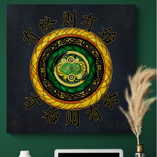 Vernieuwing: {30} Waar er einde is, is er begin Canvas Afdruk