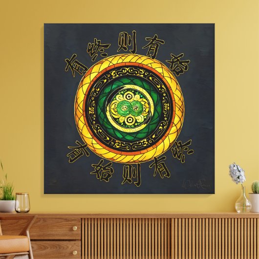 Vernieuwing: {30} Waar er einde is, is er begin Canvas Afdruk (Insitu (Woonkamer))