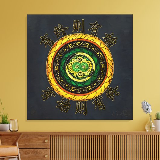 Vernieuwing: {32} Waar er einde is, is er begin Canvas Afdruk (Insitu (Woonkamer))