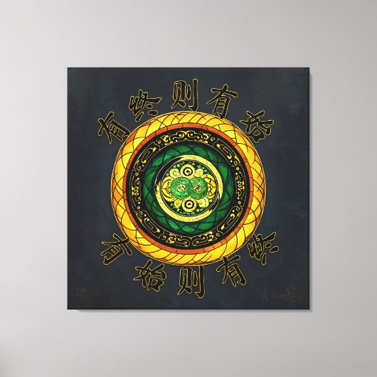 Vernieuwing: {36} Waar er einde is, is er begin Canvas Afdruk (Voorkant)