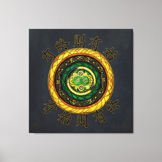 Vernieuwing: {37} Waar er einde is, is er begin Canvas Afdruk (Voorkant)