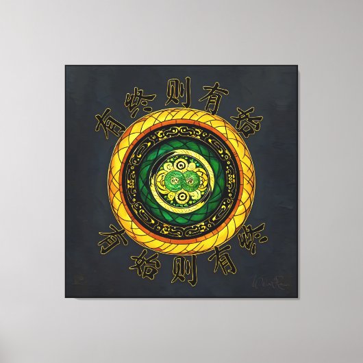 Vernieuwing: {40} Waar er einde is, is er begin Canvas Afdruk (Voorkant)