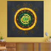 Vernieuwing: {40} Waar er einde is, is er begin Canvas Afdruk (Insitu (Woonkamer))