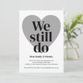 Vernieuwing Uitnodigingen Eenvoudig ontwerp (Staand voorkant)